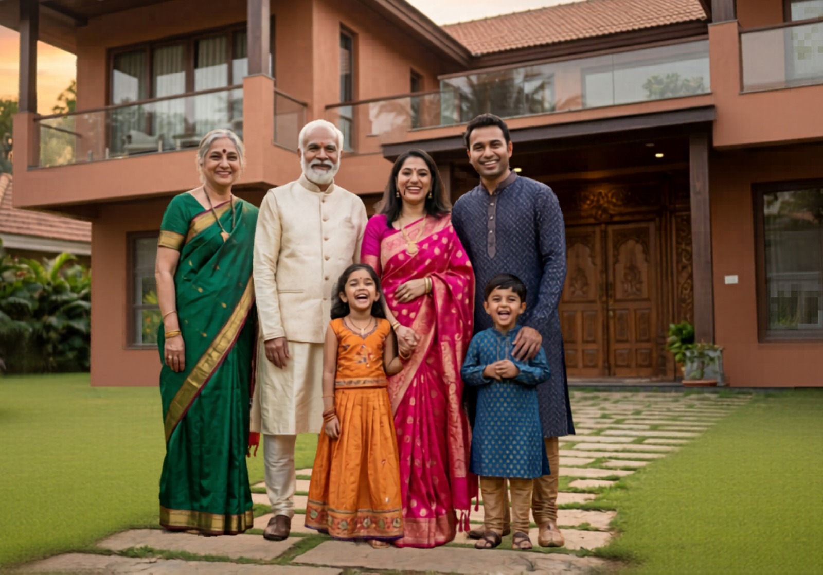KEOFIN advisor consulting a family about their home loan options